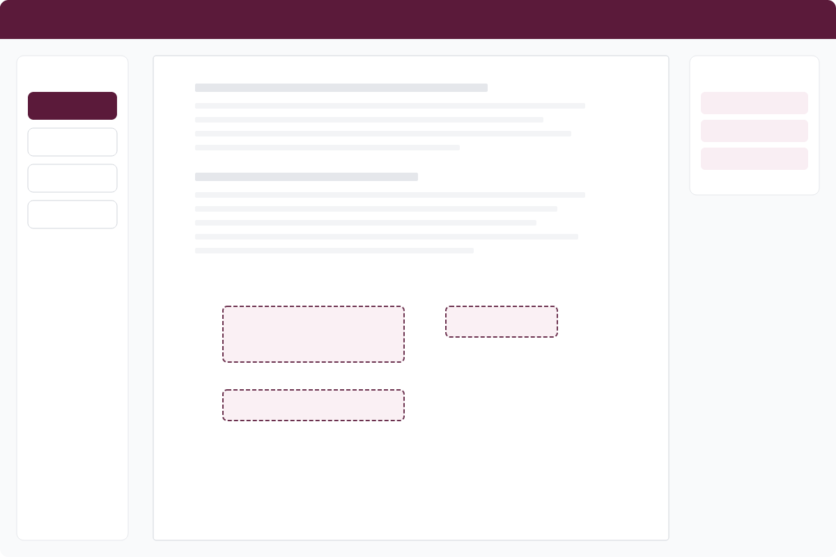 PDF document with signature field overlays being placed